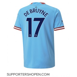 Manchester City Kevin De Bruyne #17 Hemma Matchtröja 2022-23 Kortärmad